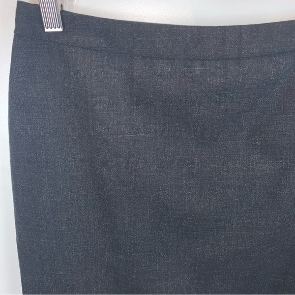 Vintage Agnes B. Charcoal Grey Wool Pencil Skirt Lined sz US 8 / FR 40 - Picture 3 of 8
